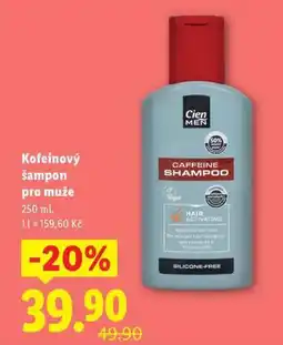 Lidl Kefeinový šampon pro muže nabídka