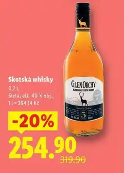 Lidl Skotksá whisky nabídka
