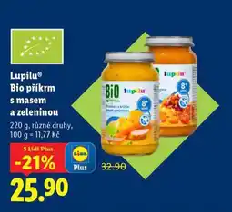 Lidl Lipilu bio příkrm s masem a zeleninou nabídka