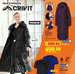 Lidl Crivit prošívaný kabát 2 v 1 nabídka