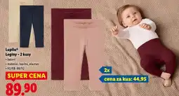Lidl Lupilu legíny - 2 kusy nabídka