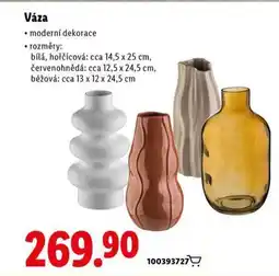 Lidl Váza nabídka