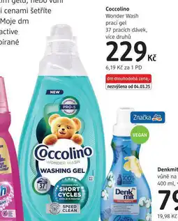 dm drogerie Coccolino prací gel nabídka