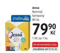 dm drogerie Jessa tampony nabídka