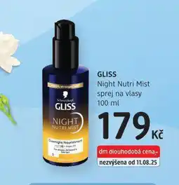 dm drogerie Gliss sprej na vlasy nabídka
