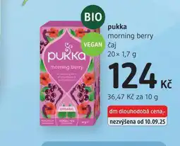 dm drogerie Pukka čaj nabídka