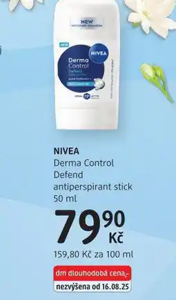 dm drogerie Nivea antiperspirant nabídka