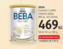 dm drogerie Beba kojenecká výživa nabídka