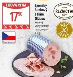 Globus Lyonský šunkový salám Globus nabídka