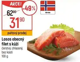 Globus Losos obecný filet s kůží čerstvý, chlazený, bez kosti nabídka