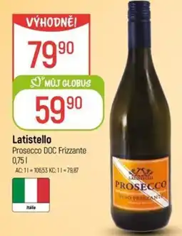 Globus Latistello Prosecco DOC Frizzante nabídka