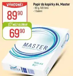 Globus Papír do kopírky A4, Master nabídka