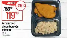 Globus Kuřecí řízek s bramborovým salátem nabídka