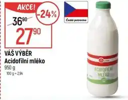 Globus VÁŠ VÝBĚR Acidofilní mléko nabídka