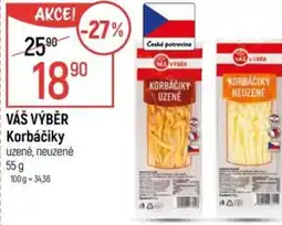 Globus VÁŠ VÝBĚR Korbáčiky nabídka