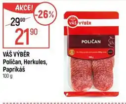 Globus VÁŠ VÝBĚR Poličan, Herkules, Paprikáš nabídka
