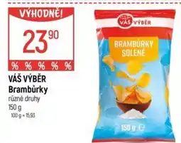 Globus VÁŠ VÝBĚR Brambůrky nabídka