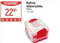 Globus MyPrice Vatové tyčinky nabídka