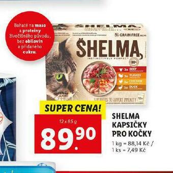 Lidl Shelma kapsičky pro kočky nabídka