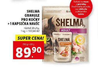 Lidl Shelma granule pro kočky nabídka
