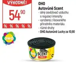 Globus OHO Autovůně Scent nabídka