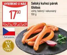 Globus Selský kuřecí párek Globus nabídka