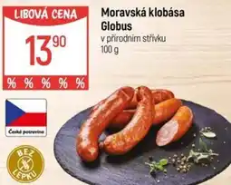 Globus Moravská klobása Globus nabídka