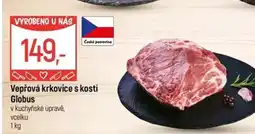 Globus Vepřová krkovice s kostí Globus nabídka