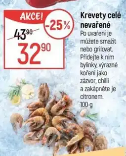 Globus Krevety celé nevařené nabídka