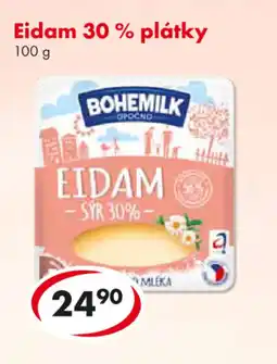 CBA Eidam 30 % plátky nabídka
