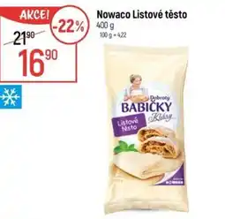 Globus Nowaco Listové těsto nabídka