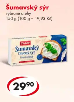 CBA Šumavský sýr nabídka