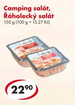 CBA Camping salát, řáholecký salát nabídka