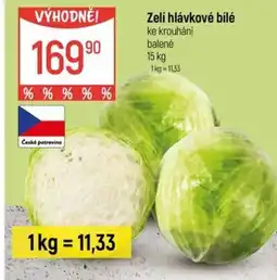 Globus Zelí hlávkové bílé nabídka