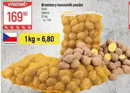 Globus Brambory konzumní pozdní nabídka
