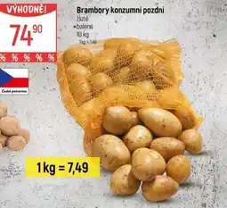 Globus Brambory konzumní pozdní nabídka