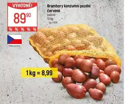 Globus Brambory konzumní pozdní červené nabídka