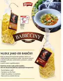 Globus Babiččiny těstoviny nabídka