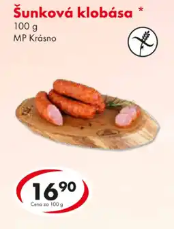 CBA Šunková klobása nabídka