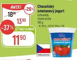 Globus Choceňský smetanový jogurt nabídka