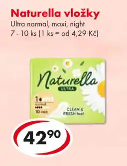 CBA Naturella vložky nabídka