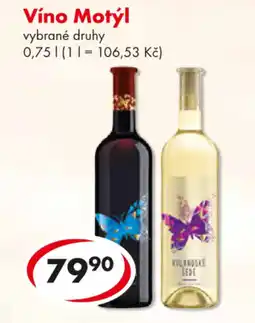 CBA Víno motýl nabídka