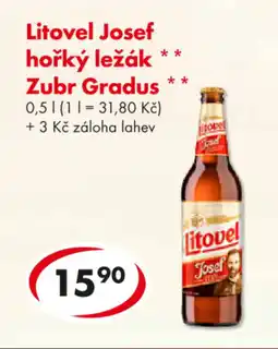 CBA LITOVEL Josef hosef hořký ležák zubr gradus nabídka