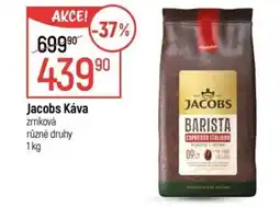 Globus Jacobs Káva zrnková nabídka
