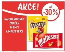 Globus Na cukrovinky značky M&M'S a Maltesers nabídka