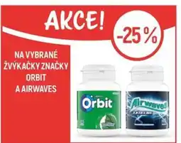 Globus Na vybrané žvýkačky značky Orbit a Airwaves nabídka