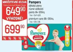 Globus Pampers dětské pleny nabídka
