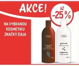 Globus Na vybranou kosmetiku značky Ziaja nabídka