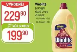 Globus Woolite prací gel nabídka