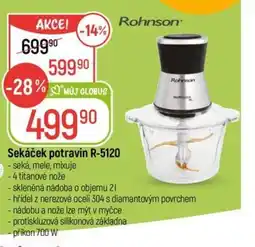 Globus Rohnson Sekáček potravin R-5120 nabídka